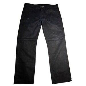 Levis 569 Straight Fit Jeans Mens 36x34 Dark Indigo Blue Stretch 893